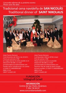 Saint Nicolas Gala in aid of Concordia