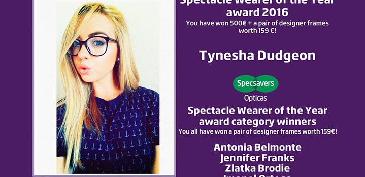 Spectacle Wearer of the Year Competition Announced