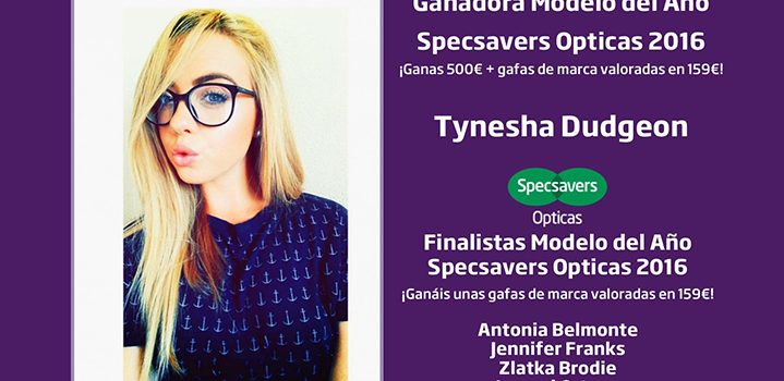 Specsavers anuncia los ganadores de su concurso Modelo del año 2016