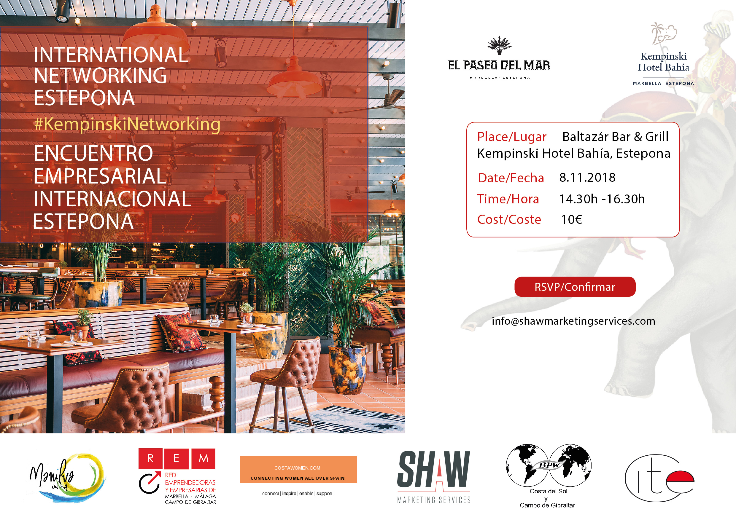 International Networking Groups come together at the Kempinski Hotel Bahía